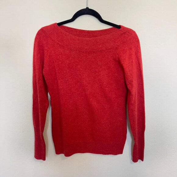 Kinross Cashmere Red Sweater – Size XS - Picture 1 of 4